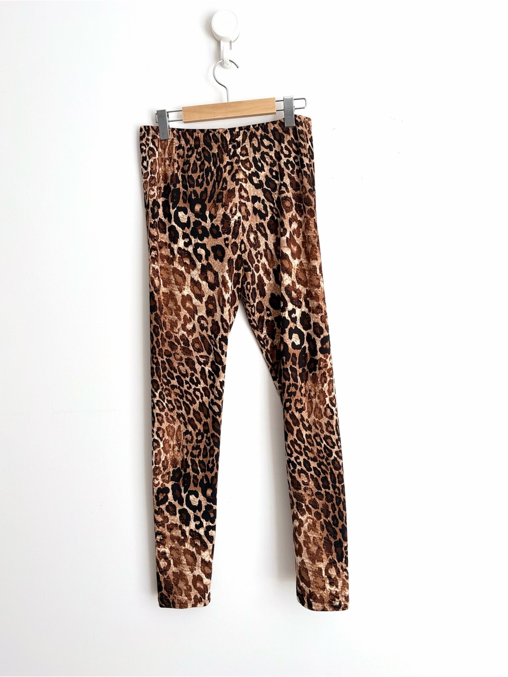 Vintage Made in Canada Leopard Print Leggings Indie Sleaze S